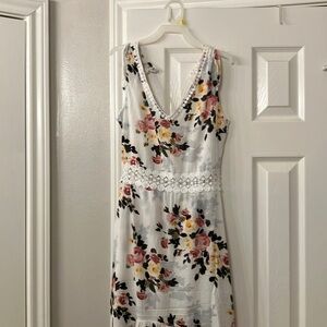 Long floral dress